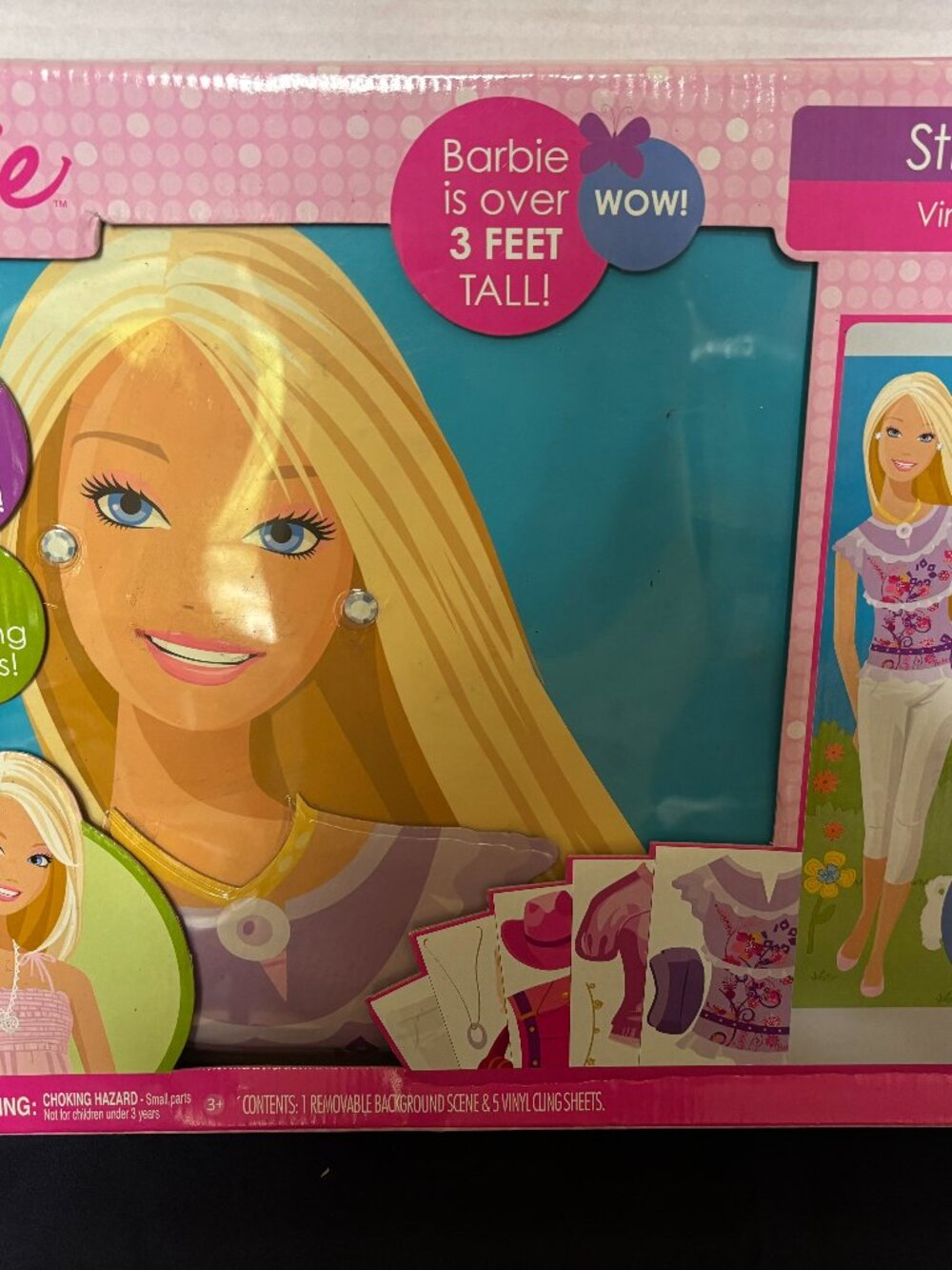 Barbie Stick N Style Vinyl Cling Fashions - NIB